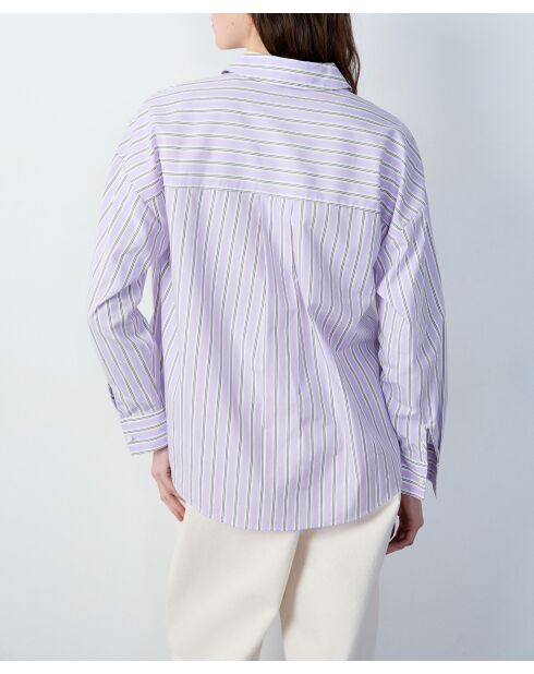 Eleanor grijs lila hemd