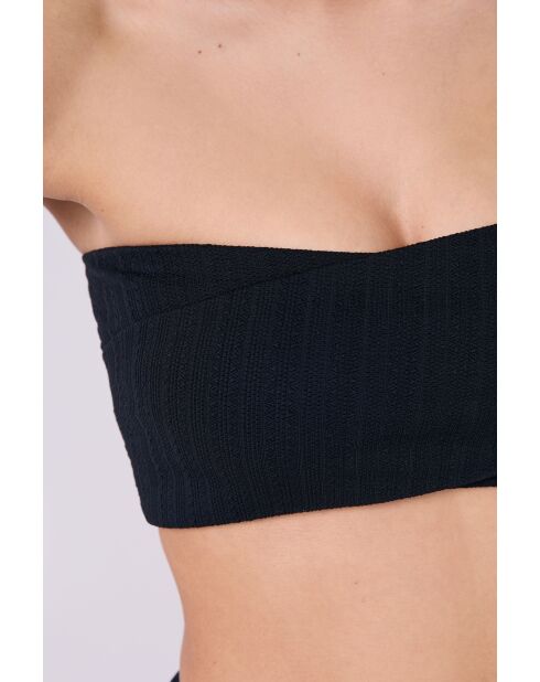 Schwarzer BH Zagara ohne Bügel, ohne Schale und ohne Stirnband