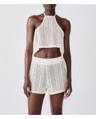 Bacca b ecru korte broek