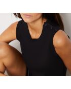 Zwarte ronde tanktop Criss