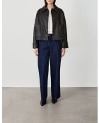 Dunkelbraune Flyn-Jacke