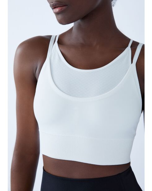 Sujetador blanco con aros Eclipses