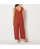 Richelle jumpsuit uit één stuk in terracotta