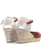 Sandales compensées Nuria marron - Talon : 6,5 cm