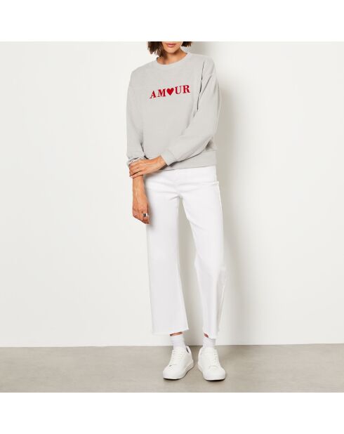 Sweatshirt Famour Gris