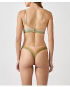 Geode bh zonder beugel en zonder schelp gedrukt op een groene achtergrond