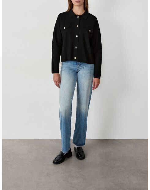 New Fei schwarzer Cardigan