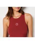 Tanktop Rouda aus Terrakotta