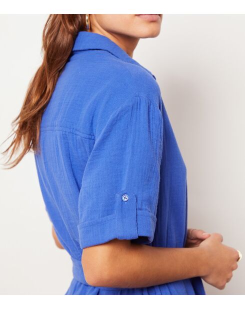 Koningsblauwe jurk Conno