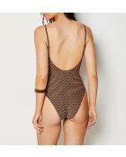 Bassa koperen zwempak uit 1 stuk zonder frame