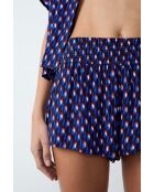 Beryl-short met veelkleurige print