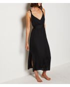 Camicia da notte nera Syna