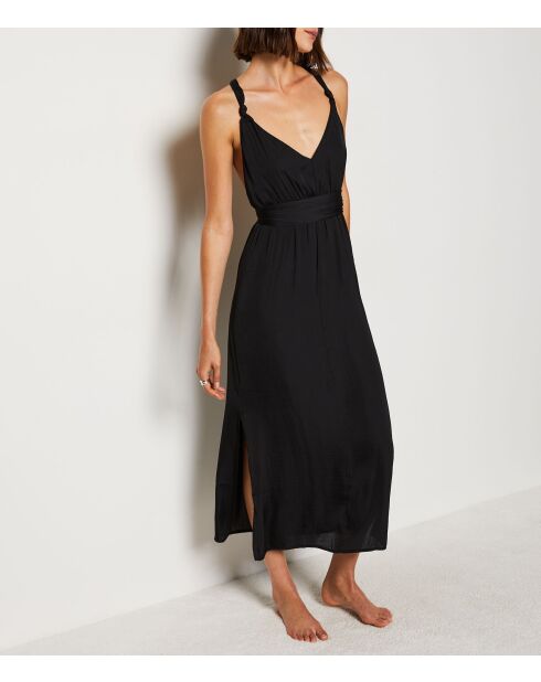 Camicia da notte nera Syna