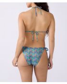 Nouette Sao Bikinihose mit grünem Hintergrundprint