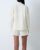 Lichtgeel hemd van Edene