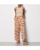 Anita broek met veelkleurige print