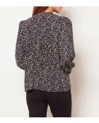 Reglissi Shirt mit schwarzem Hintergrunddruck