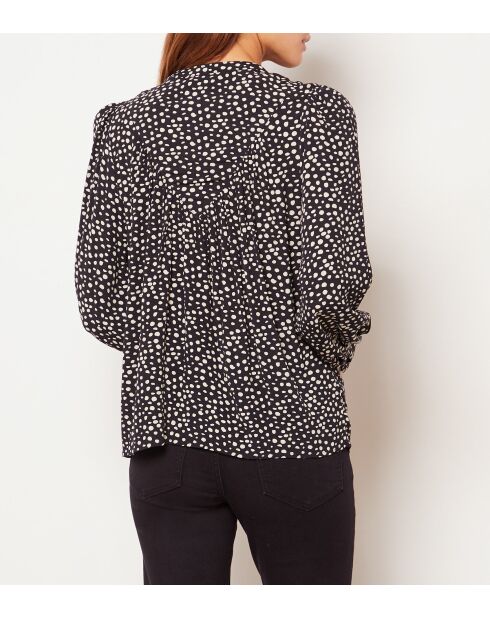 Reglissi Shirt mit schwarzem Hintergrunddruck