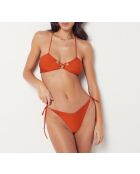 Braguita de bikini brasileña naranja quemada de Benirras
