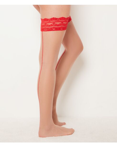 Collant Love New rouge