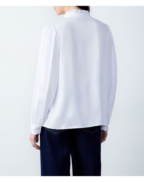 Emilie weißes besticktes Hemd