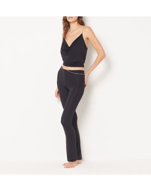 Pantalon Glossy noir