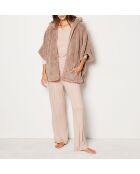 Miella bruine driedelige pyjama