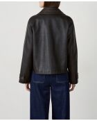 Dunkelbraune Flyn-Jacke