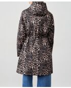 Parka met luipaardprint Charlotte