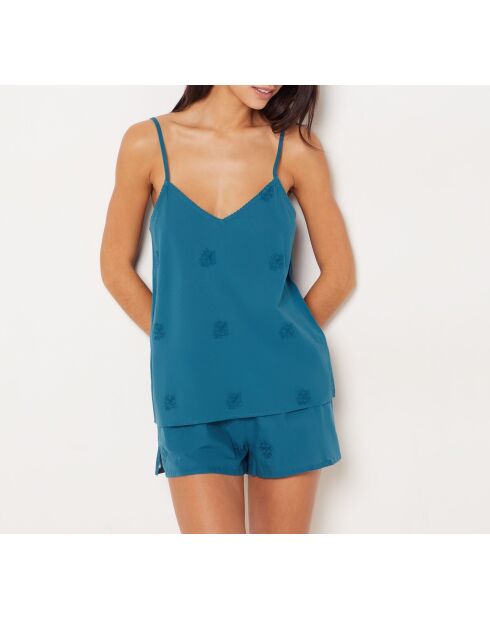 Camisole Odon gedruckt auf grünem Hintergrund