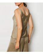 Camiseta sin mangas verde Cheeta