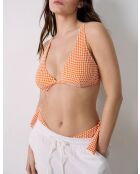 Nova oranje triangelbeha met beugel en zonder schelp