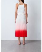 Cardinale Eden e gonna bianca