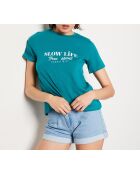 T-shirt Ravena blu petrolio