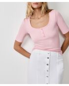 T-shirt Alexia rosa cipria