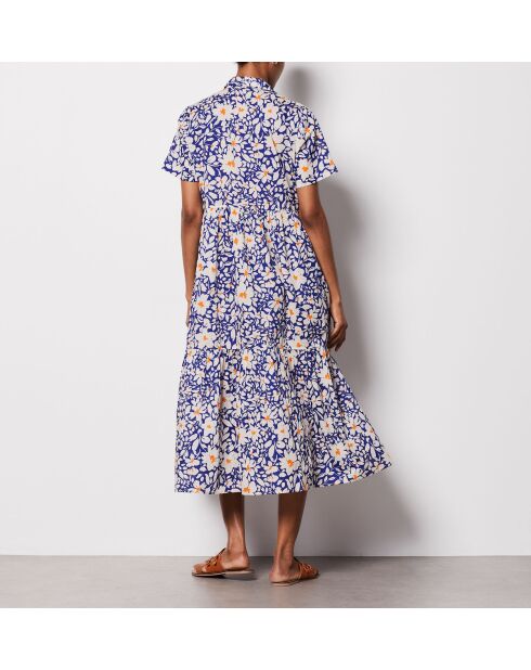 Babo blaugrünes Druckkleid