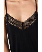 Camicia da notte nera Albane