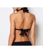 Perfekter schwarzer BH ohne Dreiecksbügel und ohne Schale