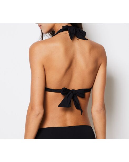 Perfekter schwarzer BH ohne Dreiecksbügel und ohne Schale