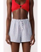 Adria b SPE blaugrüne Shorts mit Aufdruck