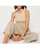 Soan kaki olijfbroek