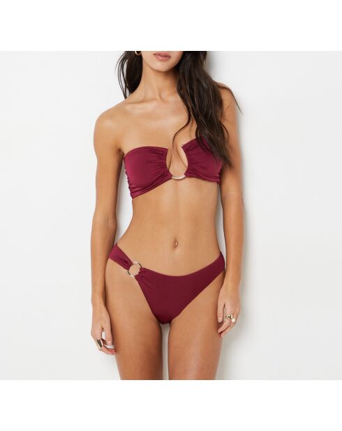 Slip bikini standard Nouba bordeaux granato