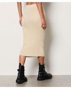 Falda Foucau Vanille