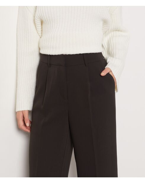 Robyno donkerbruine broek