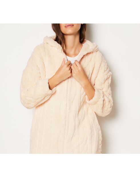 Mariam ecru jumpsuit uit één stuk