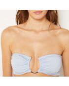 Nouba himmelblauer Stirnband-BH ohne Bügel und ohne Schale