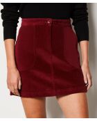 Falda borgoña Enory