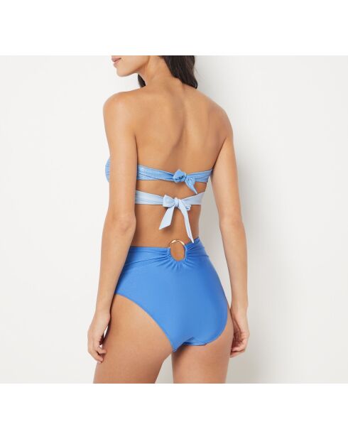 Reggiseno a fascia non imbottito blu Rumba