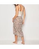 Pareo Capsule Wendy bedruckt weiß braun