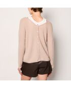 Chaleco Gardenia beige